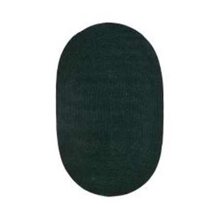 BETTER TRENDS Better Trends BRCR3050EG 30 x 50 in. Chenille Reversible Rug - Emerald BRCR3050EG